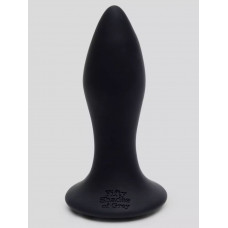 Черная анальная вибропробка Sensation Rechargeable Vibrating Butt Plug - 8,9 см.