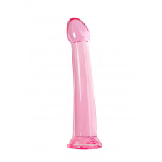 Розовый нереалистичный фаллоимитатор Jelly Dildo XL - 22 см.