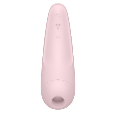 Розовый вакуум-волновой стимулятор Satisfyer Curvy 2+