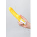 Жёлтый вибратор Satisfyer Yummy Sunshine - 22,5 см.