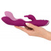 Фиолетовый вибратор A   G-Spot Rabbit Vibrator для стимуляции зон G и A - 23,6 см.