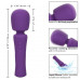 Фиолетовый ванд Stella Liquid Silicone Massager - 17,25 см.