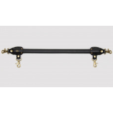 Черная распорка для ног Bound to You Faux Leather Spreader Bar - 50,8 см.