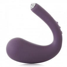 Фиолетовый вибратор Dua G-spot   Clitoral Wearable Vibrator - 17,8 см.