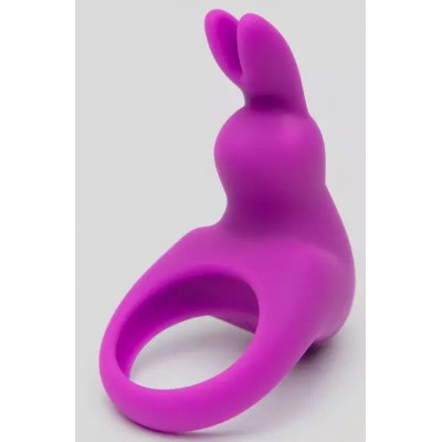 Фиолетовое эрекционное виброкольцо Happy Rabbit Cock Ring Kit