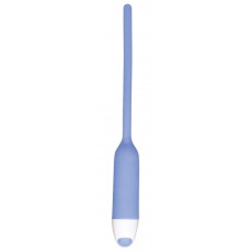 Голубой вибратор для уретры Dilator Vibe - 19 см.