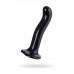 Черный стимулятор для пар P G-Spot Dildo Size M - 18 см.