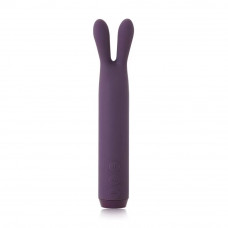 Фиолетовый вибратор с ушками Rabbit Bullet Vibrator - 8,9 см.