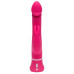 Розовый вибратор-кролик Realistic Dual Density Rechargeable Rabbit Vibrator - 25,5 см.