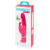 Розовый вибратор-кролик Realistic Dual Density Rechargeable Rabbit Vibrator - 25,5 см.