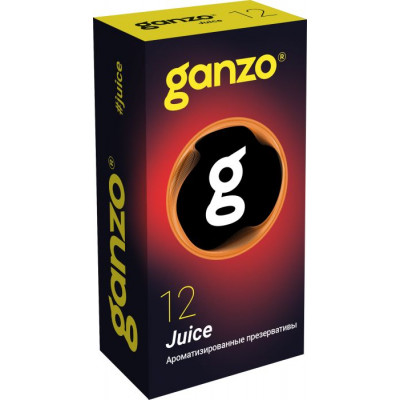 Ароматизированные презервативы Ganzo Juice - 12 шт.