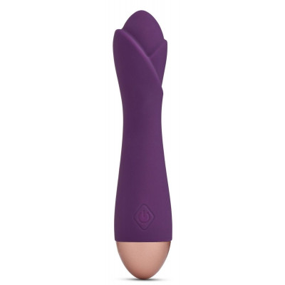 Фиолетовый вибратор Ooh La La Flower Vibrator - 18 см.