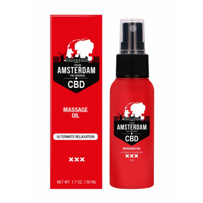 Стимулирующее массажное масло CBD from Amsterdam Massage Oil - 50 мл.