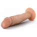 Телесный фаллоимитатор-реалистик 6 Inch Posable Dildo - 16,5 см.