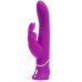 Лиловый вибратор-кролик Curve Rechargeable Rabbit Vibrator - 25,4 см.