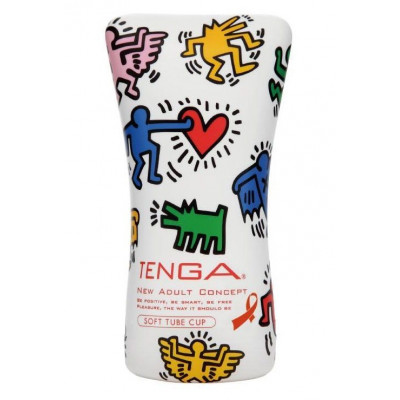 Мастурбатор-туба Keith Haring Soft Tube CUP