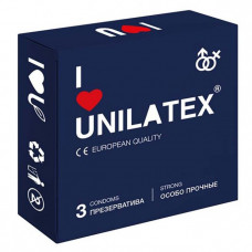 Ультрапрочные презервативы Unilatex Extra Strong - 3 шт.