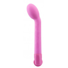 Розовый вибратор G-SPOT для точки G - 19 см.