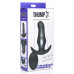 Черная анальная вибропробка Kinetic Thumping 7X Prostate Anal Plug - 13,3 см.