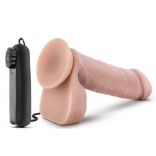 Телесный вибратор THE GOALIE 8INCH DILDO  - 20,3 см.