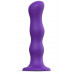 Фиолетовая насадка Strap-On-Me Dildo Geisha Balls size M