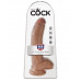 Фаллоимитатор-мулат 9  Cock with Balls - 22,9 см.