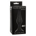 Чёрная анальная пробка Slim Anal Plug Medium - 11,5 см.