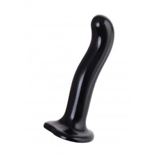 Черный стимулятор для пар P G-Spot Dildo Size L - 19 см.