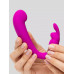 Лиловый вибратор Mini G-Spot Curve Vibe с клиторальным зайчиком