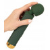 Зеленый wand-вибромассажер Luxurious Wand Massager - 22,2 см.